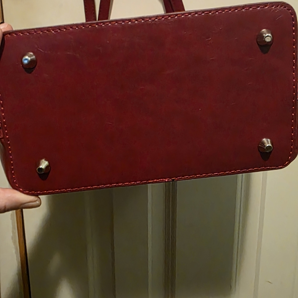 Kate Spade Red Suede Tote Bag - Picture 4 of 7